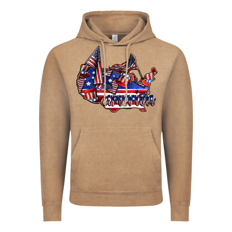 America Vintage Hoodie by CowhideDigitalArt | Teevron