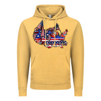 Vintage Mustard america Vintage Hoodie - CowhideDigitalArt