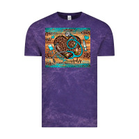 Cloud Purple nurse leopard heart Vintage Tee - JahusDesignShop