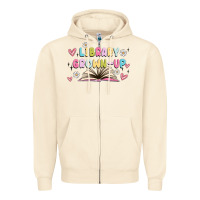 Sandshell library grown up Zipper Hoodie - MaliasSmallBusiness