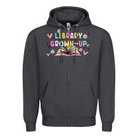 Smoke library grown up Zipper Hoodie - MaliasSmallBusiness