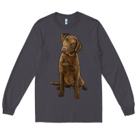 Smoke chesapeake bay retriever Long Sleeve Tee - LillyAllenDesigns