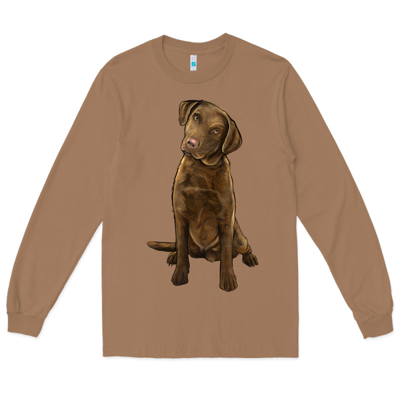 Chesapeake Bay Retriever Long Sleeve Tee by LillyAllenDesigns | Teevron