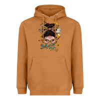 Western Messy Bun Boss Lady With Money Heavyweight Hoodie | Teevron