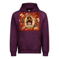 Mauve Wine wizard head mom Urban Hoodie - TumblerDesignByShophia