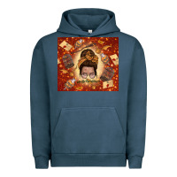 Pigment Midnight Navy wizard head mom Urban Hoodie - TumblerDesignByShophia