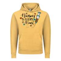 Vintage Mustard nursing i̇s a work of heart Vintage Hoodie - JahusDesignShop