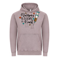 Vintage Zinc nursing i̇s a work of heart Vintage Hoodie - JahusDesignShop