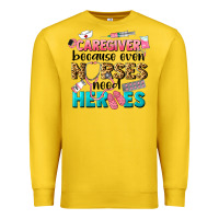 Lemon caregiver because nurses need heroes Premium Sweatshirt - LillyAllenDesigns
