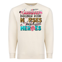 Sandshell caregiver because nurses need heroes Premium Sweatshirt - LillyAllenDesigns