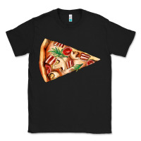 Black pizza slice Classic Tee - AdoDesignShop