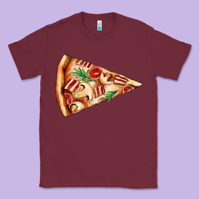 Pizza Slice Classic Tee Designed By Adodesignshop