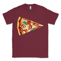 Burgundy pizza slice Classic Tee - AdoDesignShop