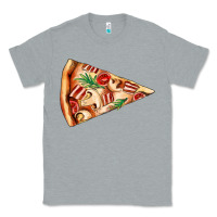 Heather Grey pizza slice Classic Tee - AdoDesignShop