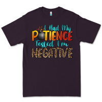 Plum i had my patience tested i'm negative Premium Tee - Zillion Design Studio