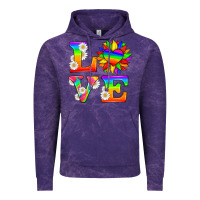Cloud Purple love and sunflower Vintage Hoodie - HRA Design Shop