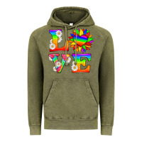 Love And Sunflower Vintage Hoodie | Teevron