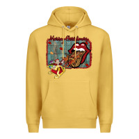 Antique Gold Merry Christmas Lips Santa Premium Hoodie - Bettercallsaul