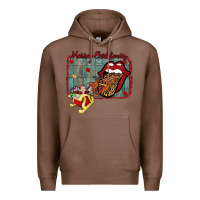 Chestnut Merry Christmas Lips Santa Premium Hoodie - Bettercallsaul