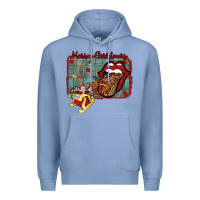 Colony Blue Merry Christmas Lips Santa Premium Hoodie - Bettercallsaul