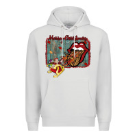Dove Grey Merry Christmas Lips Santa Premium Hoodie - Bettercallsaul