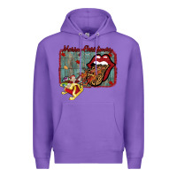 Purple Merry Christmas Lips Santa Premium Hoodie - Bettercallsaul