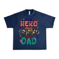 Navy my hero my friend my dad Urban Heavy Tee - JahusDesignShop