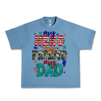 Pebble Blue my hero my friend my dad Urban Heavy Tee - JahusDesignShop