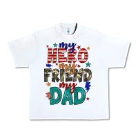White my hero my friend my dad Urban Heavy Tee - JahusDesignShop