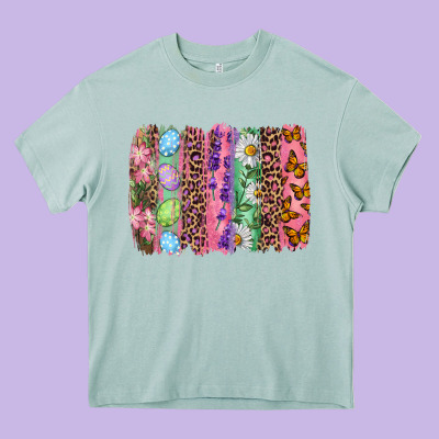 Heavy Core Tee Western Easter Brushstrokes