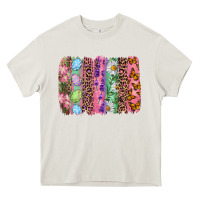 Cream Western Easter Brushstrokes Heavy Core Tee - RanaPortraitStore