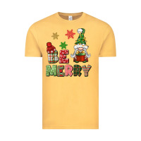 Vintage Mustard be merry Vintage Tee - BundleAndBundleShop