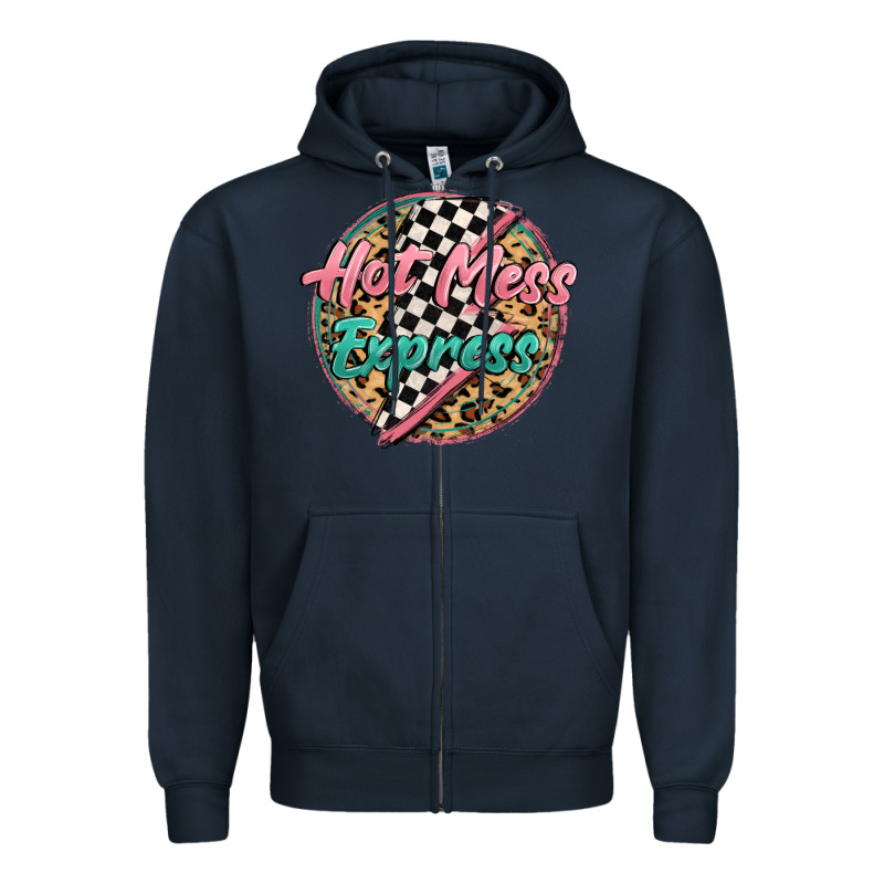 Hot Mess Express Zipper Hoodie by MaliasSmallBusiness | Teevron
