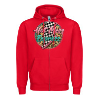 Red hot mess express Zipper Hoodie - MaliasSmallBusiness