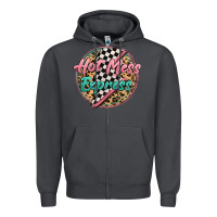 Smoke hot mess express Zipper Hoodie - MaliasSmallBusiness