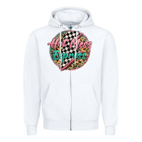 White hot mess express Zipper Hoodie - MaliasSmallBusiness