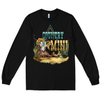 Black country mini Long Sleeve Tee - NancyCooperArtShop