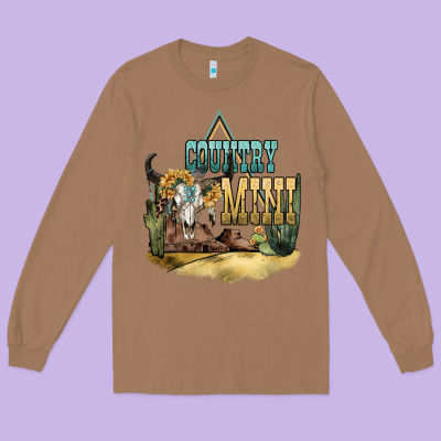 Country Mini Long Sleeve Tee Designed By Nancycooperartshop