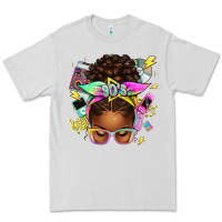 Dove Grey 90s afro messy bun Premium Tee - texasbilliewilder