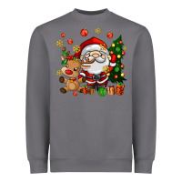 Storm santa and reindeer Heavyweight Sweatshirt - AdoDesignShop