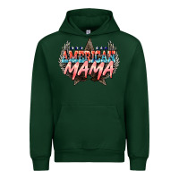 Forest Green American mama Mother's Day Urban Hoodie - HowdyJamesFarm