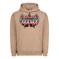 Pigment Burro American mama Mother's Day Urban Hoodie - HowdyJamesFarm