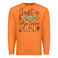 Carrot just a girl who loves fall Premium Sweatshirt - BundleAndBundleShop