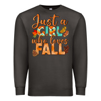 Smoke just a girl who loves fall Premium Sweatshirt - BundleAndBundleShop