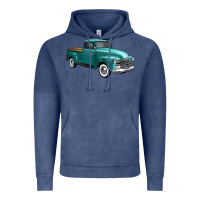 Vintage Denim western truck right 34 view Vintage Hoodie - FaDigitalArtStudio