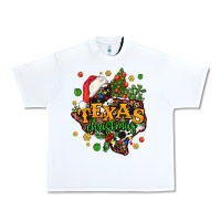 White texas christmas Urban Heavy Tee - AdoDesignShop