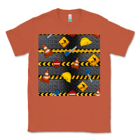Copper construction signs seamless pattern Classic Tee - BundleAndBundleShop