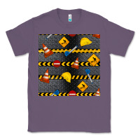 Lavender construction signs seamless pattern Classic Tee - BundleAndBundleShop