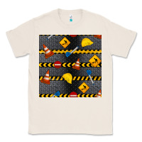 Natural construction signs seamless pattern Classic Tee - BundleAndBundleShop
