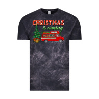 Cloud Black christmas is coming Vintage Tee - BundleAndBundleShop